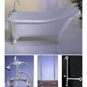  Tahoe Tub Package with Deck Mount 3 Ball Faucet/ Gooseneck 