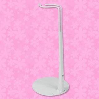 White Metal Doll Stand, Sized for 18 Inch Dolls & American Girl Dolls 