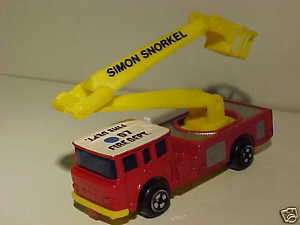 ERF Simon Snorkel Ladder Corgi Fire Brigade 1/100  