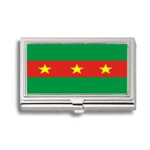  EWE People Ghana Flag Business Card Holder Metal Case 