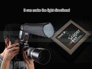 Snoot Flash Softbox Diffuser for Canon Speedlite 580/430 EX&II 550EX 