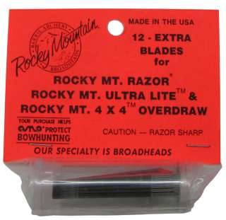 Rocky Mountain Replacement Blades Dozen NEW  