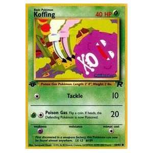  Pokemon   Koffing (58)   Team Rocket Toys & Games