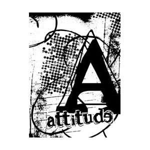  Magenta Cling Stamps   Attitude Arts, Crafts & Sewing
