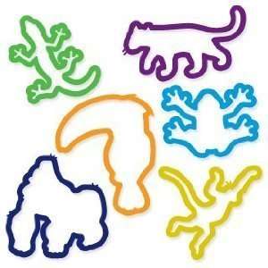  Silly Bandz Rain Forest 24 pack + Free Carabina Toys 