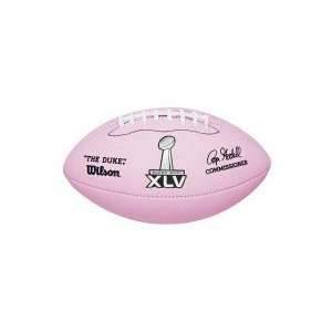  Super Bowl XLV 45 Mini Pink Football