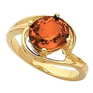  14K Yellow Gold Mexican Fire Opal Ring Jewelry