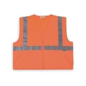 Condor 5NVE8 Safety Vest, Reflective, Orange, 5XL