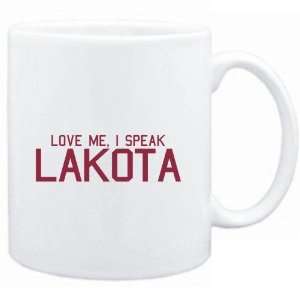    Mug White  LOVE ME, I SPEAK Lakota  Languages