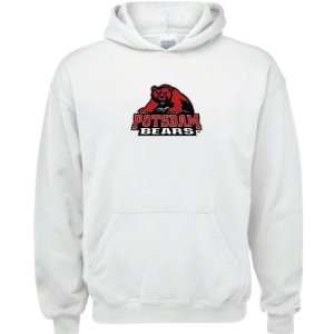  SUNY Potsdam Bears White Youth Logo Hooded Sweatshirt 