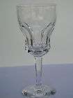 Vintage Kosta Boda Cut Crystal Wine Glass Alma Pattern 