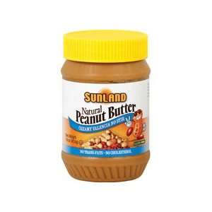 Sunland Creamy Valencia Peanut Butter 16 oz. (Pack of 6)  