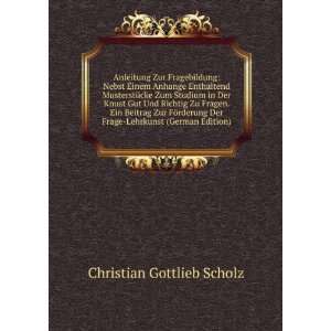   (German Edition) Christian Gottlieb Scholz  Books