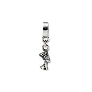  Nefertiti Charm in Silver for Pandora and most 3mm 