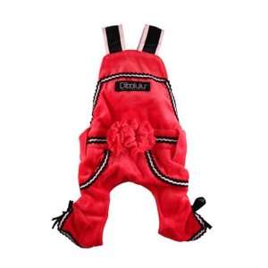   Pet Couture Dog Apparel   Sugar Baby Pants   Red   S