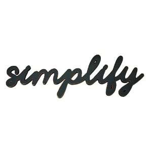  Wood Sign Decor for Home or Business Word SIMPLIFY 