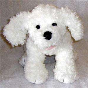 This is a 15 Plush White Curly Dog by Build A Bear. Well made, soft 