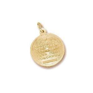  Rembrandt Charms Love Charm, 10K Yellow Gold Jewelry