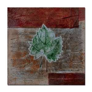  Rusty Leaf by Nicole Dietz, Canvas Art   14 x 14