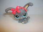 Littlest Pet Shop Smokey Grey Angora Bunny Rabbit #993 