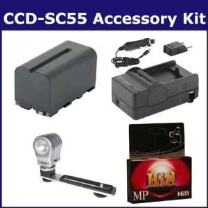 Sony CCD SC55 Camcorder Accessory Kit includes HI8TAPE Tape/ Media 