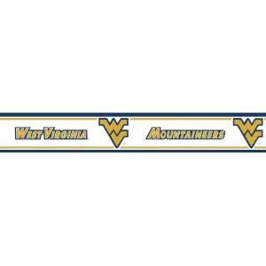   West Virginia Mountaineers Licensed Peel N Stick Border Toys & Games