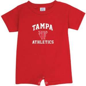  Tampa Spartans Red Athletics Arch Baby Romper