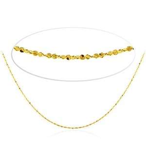  14K Yellow Gold Torndado Style Chain   18 Jewelry