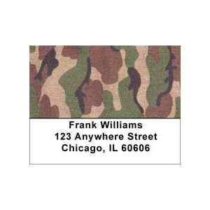  Coral Camos Address Labels