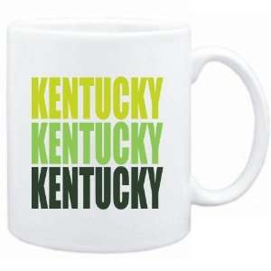  Mug White  TRIPLE COLOR Kentucky  Usa States Sports 