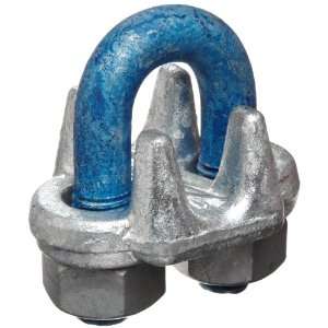 Campbell 1000 G 7/16 Wire Rope Clip, Forged Carbon Steel, Galvanized 