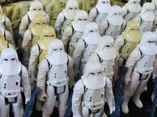   3PO Case & Action Figure Lot of 33 Hoth Stormtroopers w/Guns  