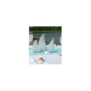  sailboat candle holders