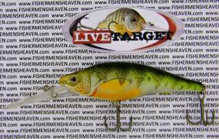 Koppers LIVE TARGET Lures CRANKBAIT  YP98D100   YELLOW PERCH   Natural 