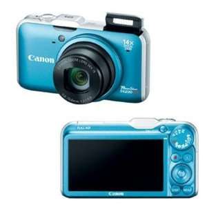   Selected PShot SX230HS 12.1MP HD Blue By Canon Cameras Electronics