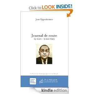   DE) (French Edition) Jean Oppenheimer  Kindle Store