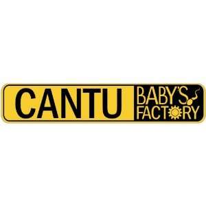   CANTU BABY FACTORY  STREET SIGN