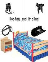  roping and riding 5pieces Vinyl Wall Decal Sticky Decor Letter  