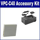Sanyo Xacti VPC C40 Camcorder Accessory Kit By Synergy (Charger 