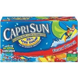 Capri Sun Fruit Punch 10 pk (Pack of 4)  Grocery & Gourmet 