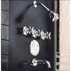  Sign of the Crab P0409N Polished Nickel Rhine Shower Only 