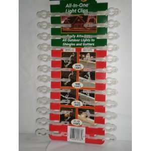 All in One Light Clips for Shingles and Gutters, 50 Count  