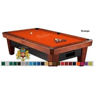 Simonis 860 Orange Pool Table Cloth Felt  Sports 