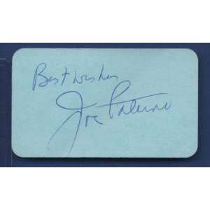  Joe Paterno Penn State Signed 1973 Dinner Ticket JSA 