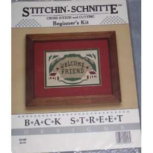  Stitchin Schnitte Beginners Kit Welcome Friend (Cross 