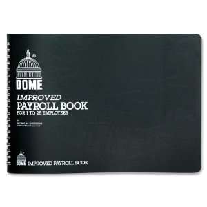  Dome Improved Payroll Book For 1 to 25 Emplyees 10X6.5 