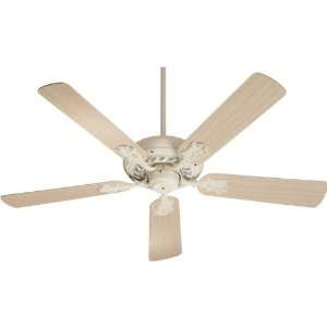   Antique White Carnegie Renaissance Indoor Ceiling Fan from the Carnegi