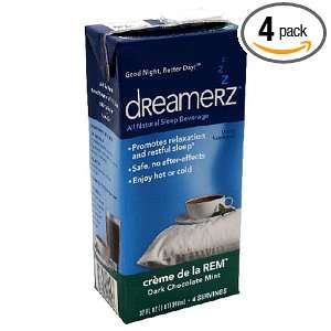 Dreamerz All Natural Sleep Beverage, Dark Chocolate Mint, 32 Ounce 