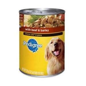  Pedigree Choice Cuts Wet Dog Food Case Bf/Barley Pet 