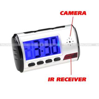 Spy Cam Hidden Camera Nanny Alarm Clock Mini DVR Remote Smart 